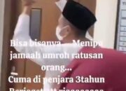 Pelaku Penipuan Umrah Asyik Berjoget Saat Keluar Dari Ruang Sidang Vonis