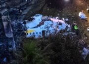 Detik – Detik Pesawat Jatuh di Sao Paulo Brasil, 61 Orang Tewas