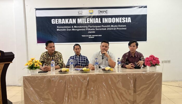 Menghadapi Pilkada 2024, Gerakan Milenial Nasional mendorong partisipasi anak muda dalam Pilkada Jambi