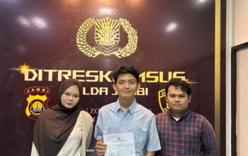 USAI LAUNCHING POSBAKUM, PERMAHI JAMBI LANGSUNG LAPORKAN KASUS KEJAHATAN SIBER KE POLDA JAMBI