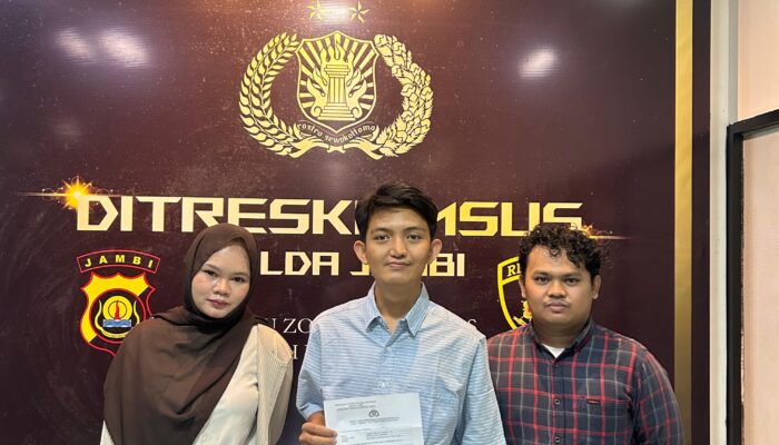 USAI LAUNCHING POSBAKUM, PERMAHI JAMBI LANGSUNG LAPORKAN KASUS KEJAHATAN SIBER KE POLDA JAMBI