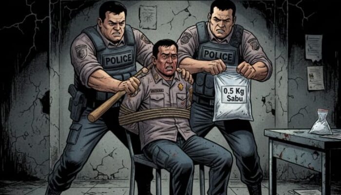 Brutalnya Oknum Penyidik : Bripka Meigi Mengaku Dipukuli Kompol Elyas dan Tim demi Skenario Sabu 0,5 kg