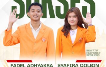 Fadel Adhyaksa – Syafira Qolbin Salim Resmi Terpilih sebagai Ketua dan Wakil Ketua BEM Fakultas Hukum Universitas Jambi Periode 2026–2027