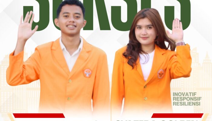 Fadel Adhyaksa – Syafira Qolbin Salim Resmi Terpilih sebagai Ketua dan Wakil Ketua BEM Fakultas Hukum Universitas Jambi Periode 2026–2027